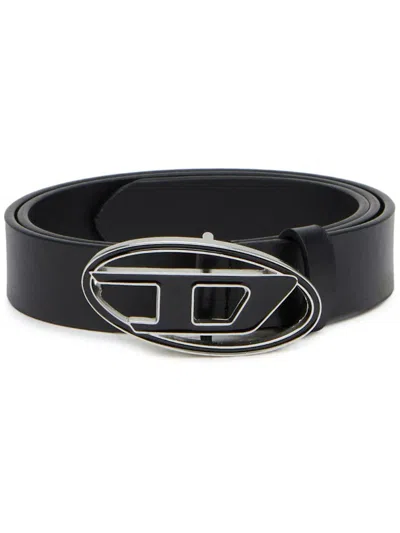 Pre-owned Diesel Women's  B1dr 25 Belt In Black