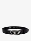 Diesel Belt With Oval D Buckle In Black