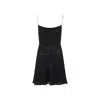 Diesel D-minty Mini Dress In Black
