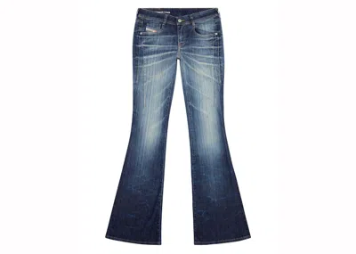 Pre-owned Diesel Women's  Debbey Bootcut And Flare 1969 09i03 Jeans In Dark Blue