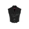 Diesel G-baryt Cropped Vest In Black