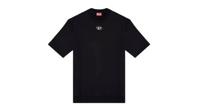 Pre-owned Diesel Women's  Scoolingl1 Tee Shirt In Black