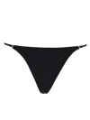 Diesel Triangle Bikini Top Minimal Coverage Straps In Black