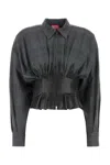 Diesel Camicia C-anbu In Misto Poliestere Stretch Ricamato  Donna In Multicolor