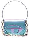 Diesel 1dr Faux-leather Shoulder Bag In Blue