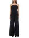 Diesel Women Jumpsuit With Denim Straps