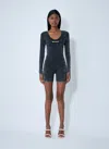 Diesel Women Karim-dnm Jumpsuit In Black