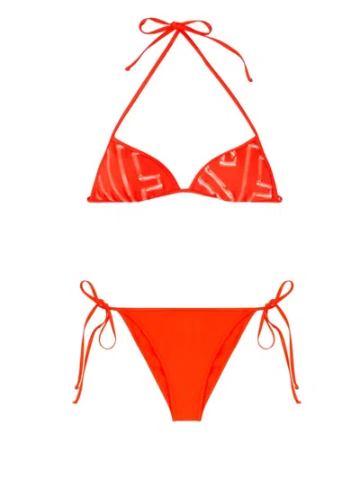 Diesel `kate+taylor` Bikini In Red