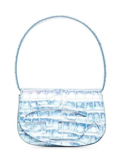 Diesel Women Light Blue 1dr Shoulder Bag