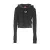 DIESEL DIESEL WOMEN LOGO F-SLIMMY HOODIE
