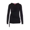 Diesel Women Long Sleeves Top In Black