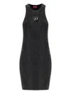 Diesel Cotton Dress In Black