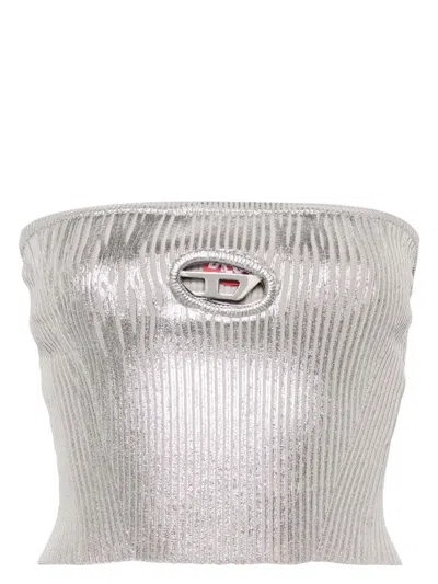 【DIESEL】 M-CLARKSVILLEX-C Diesel: Blue M-Clarksvillex-C Bandeau Top | SSENSE