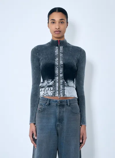 Diesel Women M-melissa Cardigan In Black