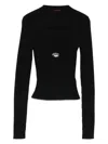 Diesel Womens 9xx M-olina Cut-out Wool Knitted Top In Multi