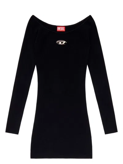 DIESEL WOMEN'S M-VERA KNITTED MINI DRESS