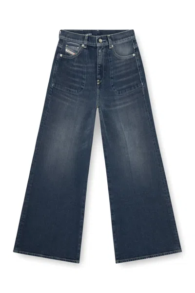Diesel Women's Medium Waist Jeans In Size 26 In Blue