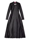 Diesel D-iamo Twist-neck Long-sleeve Midi Dress In Multi