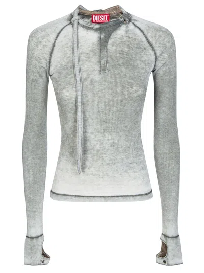 Diesel Women's Mini Classic T-shirt For Spring/summer 2026 In Gray