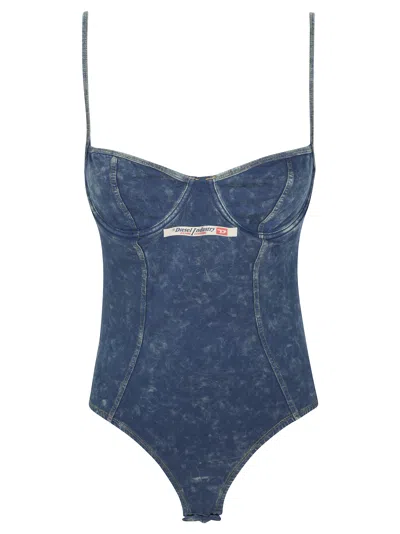 Diesel Women's Mini Denim Jacket For Fw26 In Blue
