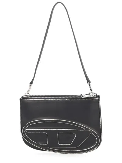 Diesel Women's Mini Shoulder Bag With Logo Detail In Black