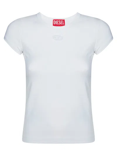 Diesel Women's Mini T-shirt - Ss26 Collection In White