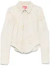 Diesel Shirt De-madeline-fsg White Women In Multicolor