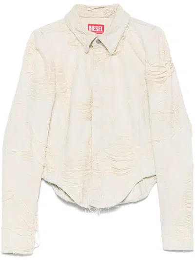DIESEL DIESEL WOMEN DENIM COTTON SHIRT