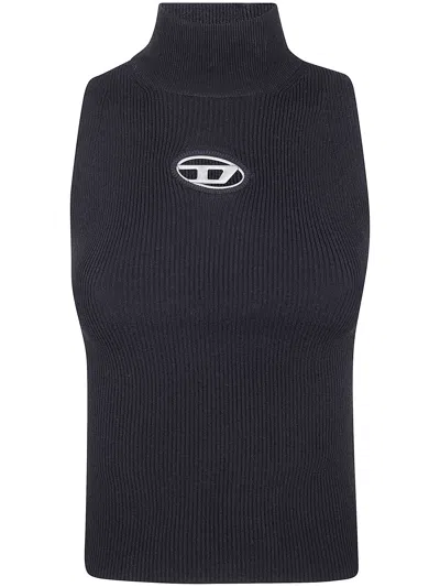 Diesel Women "onervax" Top In Blue