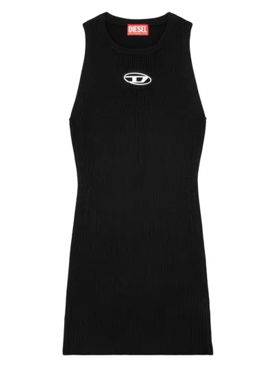 DIESEL WOMEN'S OVAL-D MINI DRESS