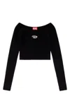 Diesel T-shirt M-vera-ls In Black