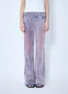 Diesel Women P-nerve Pants In Purple