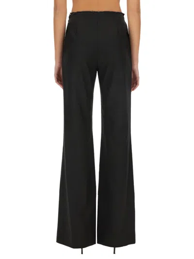 Diesel Lumys Wool Mix Trousers In Black