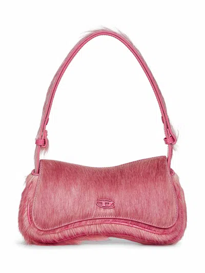 Diesel Women Pink Play Clutch Clutch Bag In Multi