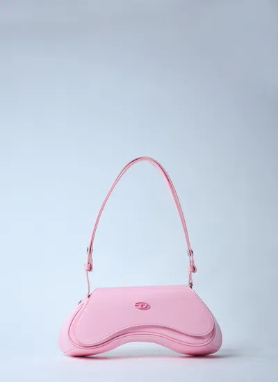 Diesel Women Play Crossbody Bag In Pink