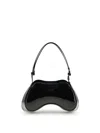 Diesel Play-glossy Shoulder Bag In Black