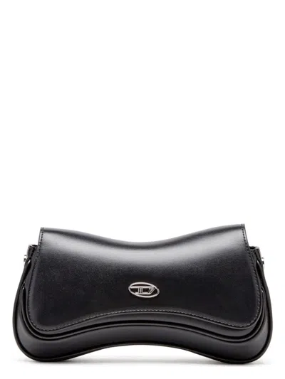DIESEL WOMEN'S PLAY LEATHER CLUTCH