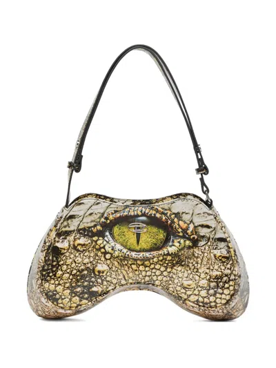 Diesel Women Play Printed Shoulder Bag In Multi