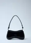 Diesel Women Play Clutch Patent Fabric Shoulder Bag