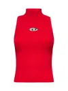 Diesel Black Viscose Blend M-onervax Top