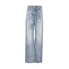 Diesel Relaxed Fit Wide Leg Trousers With Pockets In Multi