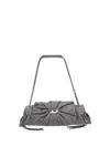 Diesel Women Scrunch-d Shoulder Bag In Gray