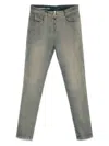Diesel Grey Skinny Denim Jeans In Black