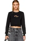 Diesel Women's Sweatshirt  A09931-0grac ♪ 9xx In Black