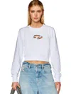 Diesel Women's Sweatshirt  A09931-0grac F-slimmy-od 100 In White
