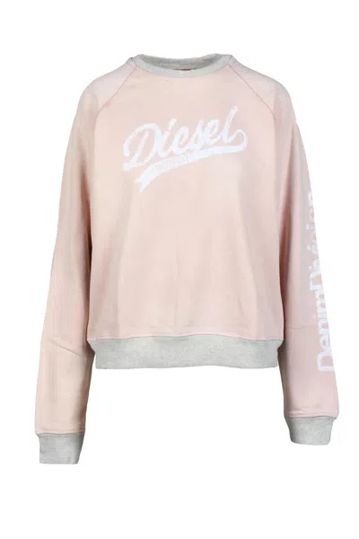 Diesel Women's Sweatshirt - Pink/grey In Multi