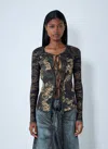 Diesel Women T-afry Top In Multi