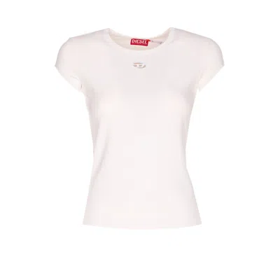 Diesel Women T-angie-od T-shirt In White