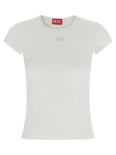 Diesel Women T-angie-od T-shirt In Gray