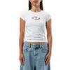 Diesel Women T-angie T-shirts In White